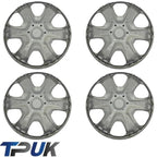 Ford Fiesta Mk7 Set Of 4 15" Inch Wheel Trim Hub Cap Cover 2008 On Clips Ring