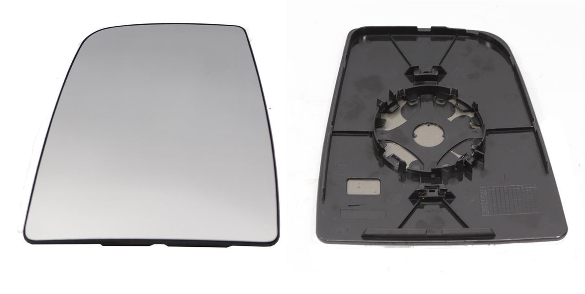 Ford Transit Mk8 2014 On Left Passengers Upper Wing Mirror Glass + Back Plate