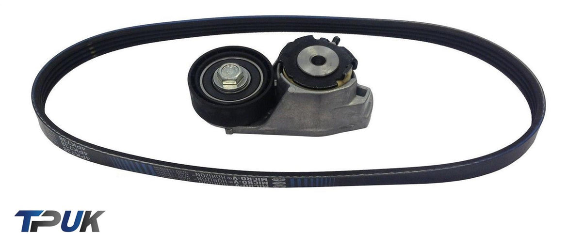 Power Steering Tensioner & Belt Jaguar X Type Ford Mondeo Transit 2.0 2.2 D -A/C