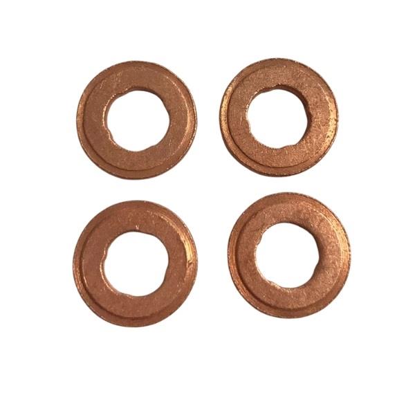 Injector Copper Washers Set Of 4 Fits Ford Transit Mk8 Custom 12 On 2.2 Fwd Rwd