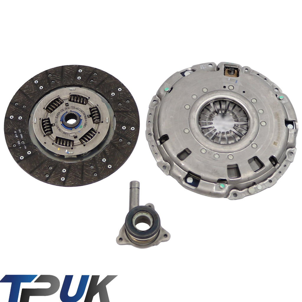 3 Piece Valeo Clutch Kit For Ford Transit Mk8 2.0 Rwd Ecoblue Slave Disc Adblue