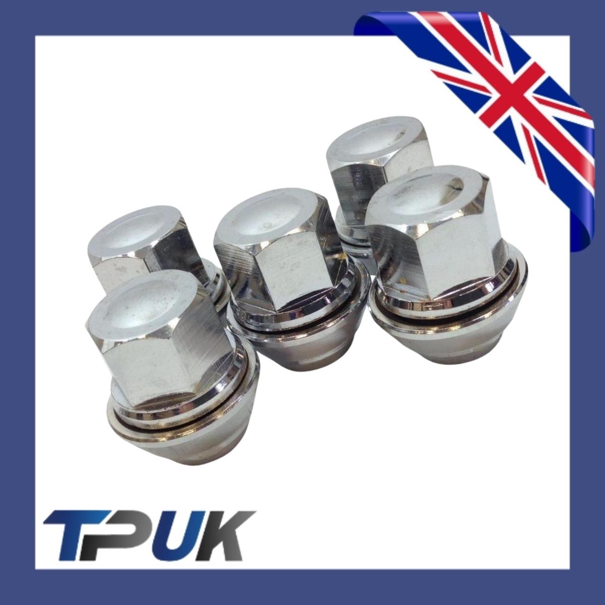 Wheel Nut Set Of 5 For Ford Scorpio 2.0 2.3 2.5 2.9 1994-1998 Solid Chrome