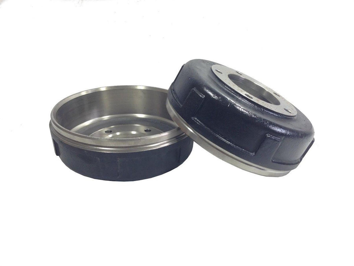 Pair Transit Brake Drums 2.4 Rwd 2.0 Fwd 330/350L Single R/Wheel 5 Stud Pr Mk6