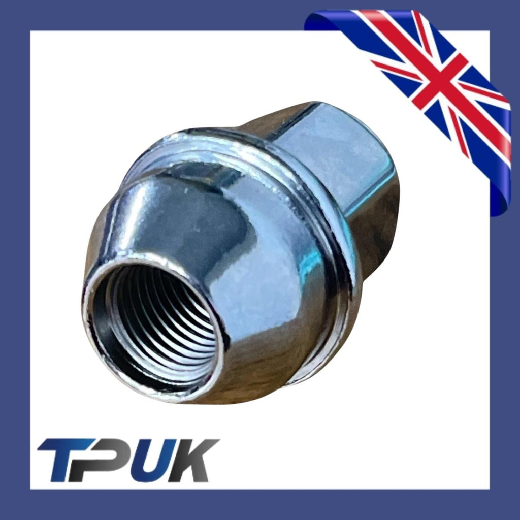 Ford Transit Mk8 Custom Set Of 12 Wheel Nuts Stainless Steel Cap 2012 On M14X1.5