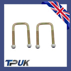 2 Leaf Spring U Bolts Ford Transit Mk4 Mk5 Mk6 1985-2000 Fits 1 To 3 Leaf Pair