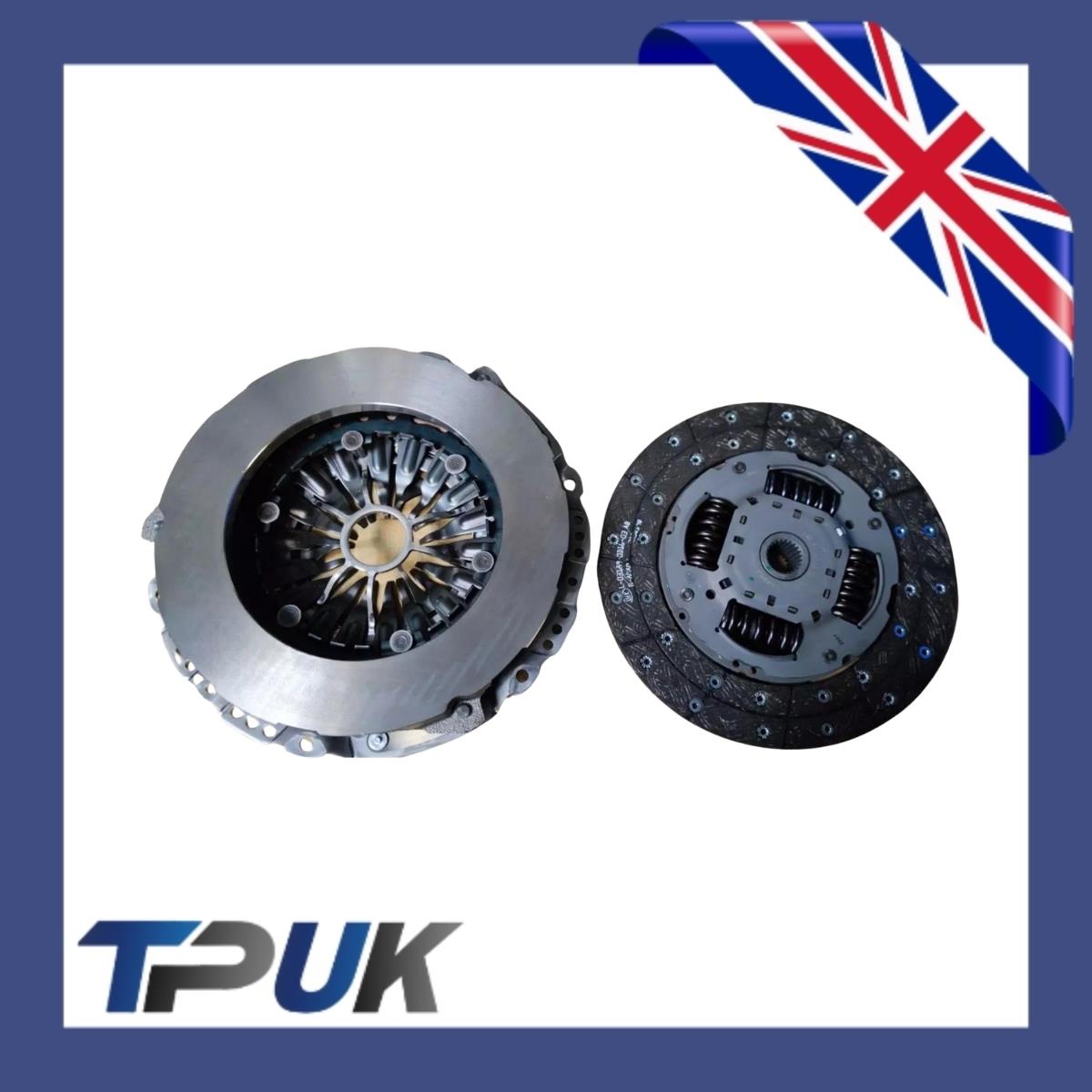 2 Piece Clutch Kit Duel Mass Flywheel 6 Speed For Ford Transit 2.2 2007 On 1717548