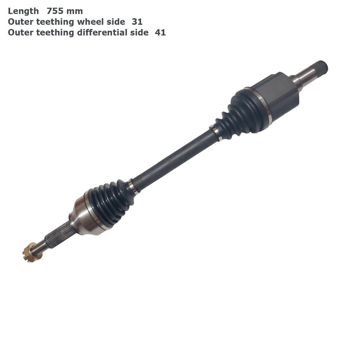 Driveshaft Axle Left Ford Transit Mk8 Custom 2.0 2.2 Up To 330 Series Near Side