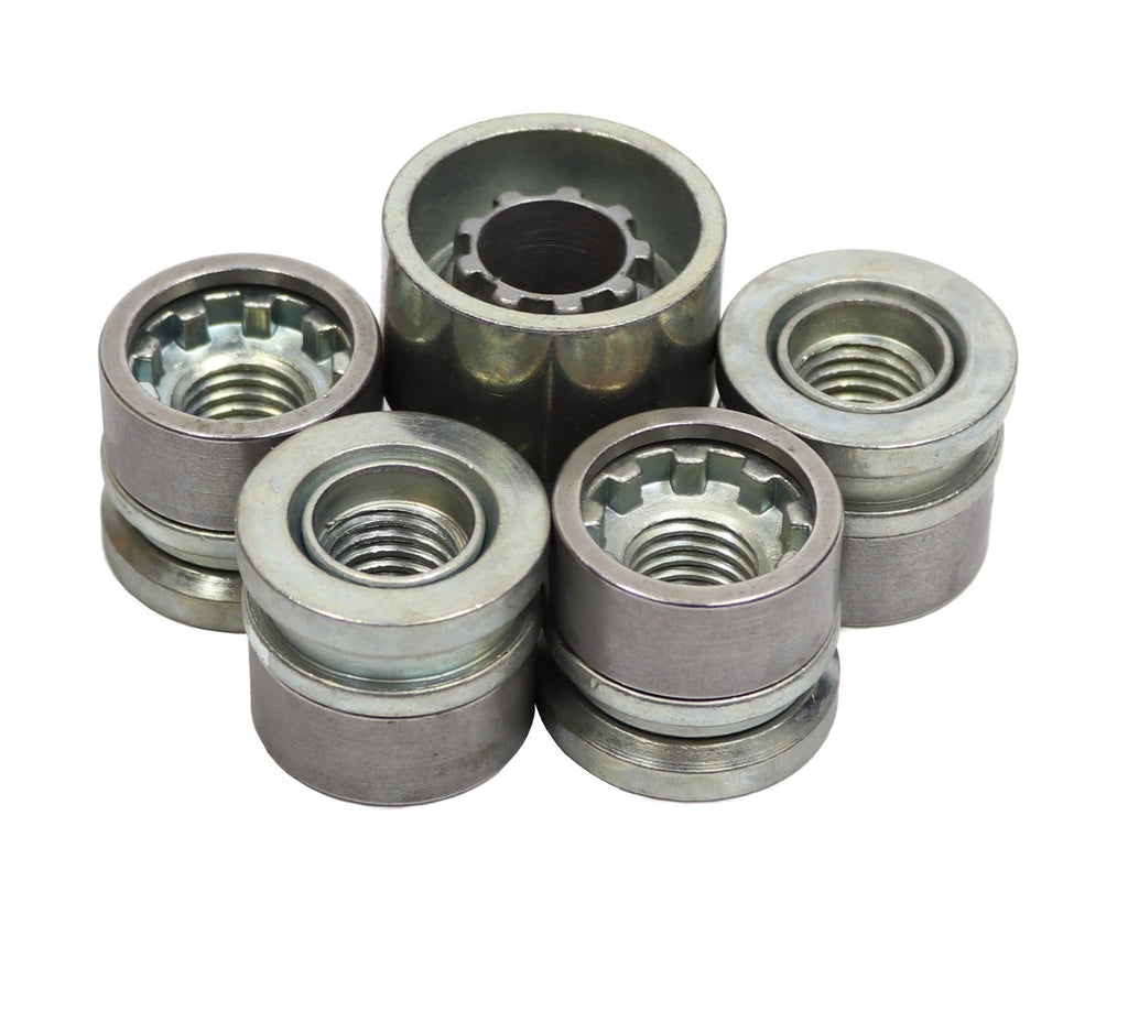 Ford Transit Mk8 Locking Wheel Nut Set M14X1.5 2014 Onwards Locker 4 Nuts 1 Key