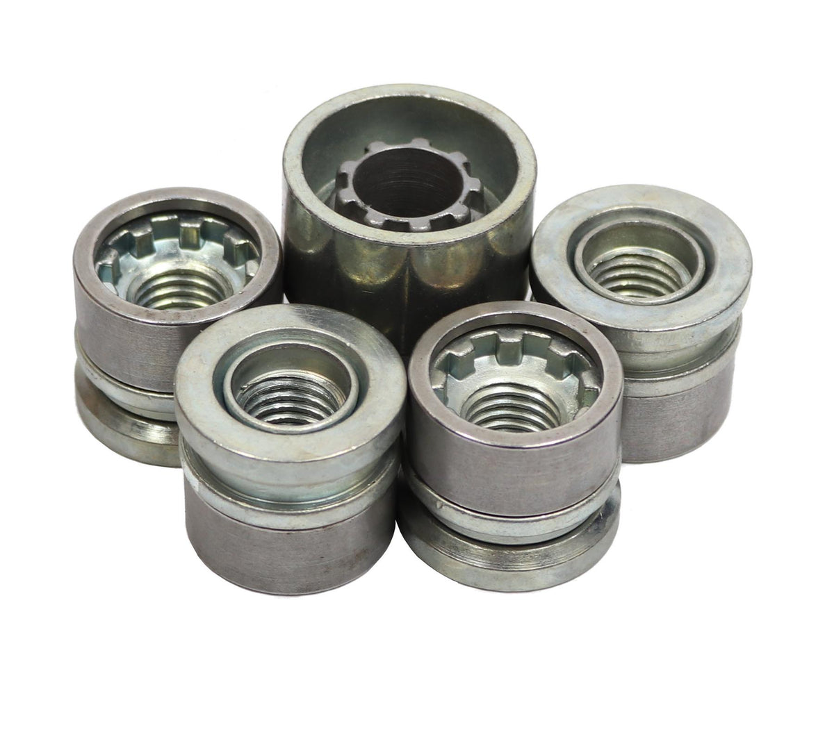 Ford Transit Mk8 Locking Wheel Nut Set M14X1.5 2014 Onwards Locker 4 Nuts 1 Key