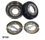 Ford Transit 2.3 Rwd Rear Brake Drum And Shoe Set Mk6 2000 - 2006 Both Wheels