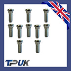 Ford Transit Mk6 Wheel Studs M14 X 37 Set Of 10 Front Single Wheel 4424984
