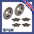 Rear Brake Discs Pair and Pads (2013-2018) 1.0, 1.5, 1.6 TDCi Solid 280mm 1829615 1809458