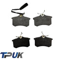 Rear Brake Pads Set Fits Vw Sharan 1.9 Tdi 2000 Onwards Dp11481