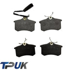 Rear Brake Pads Set Fits Vw Sharan 1.9 Tdi 2000 Onwards Dp11481