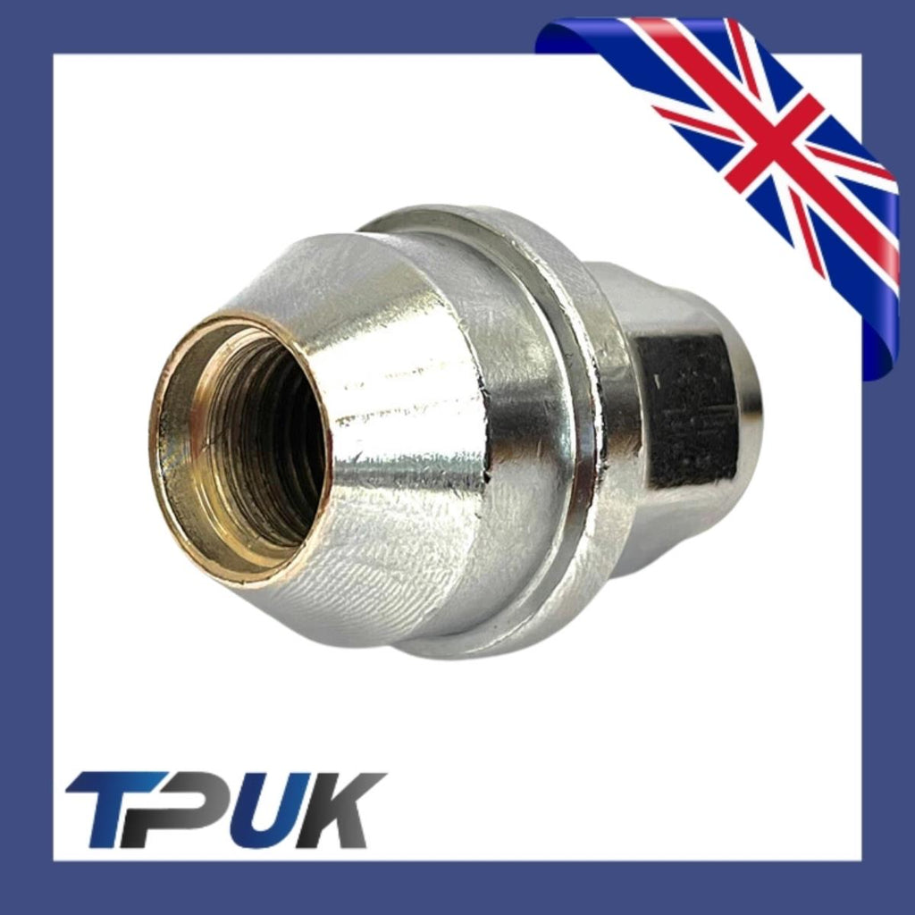 Ford Transit Mk8 Custom Set Of 10 Wheel Nuts Stainless Steel Cap 2012 On M14X1.5