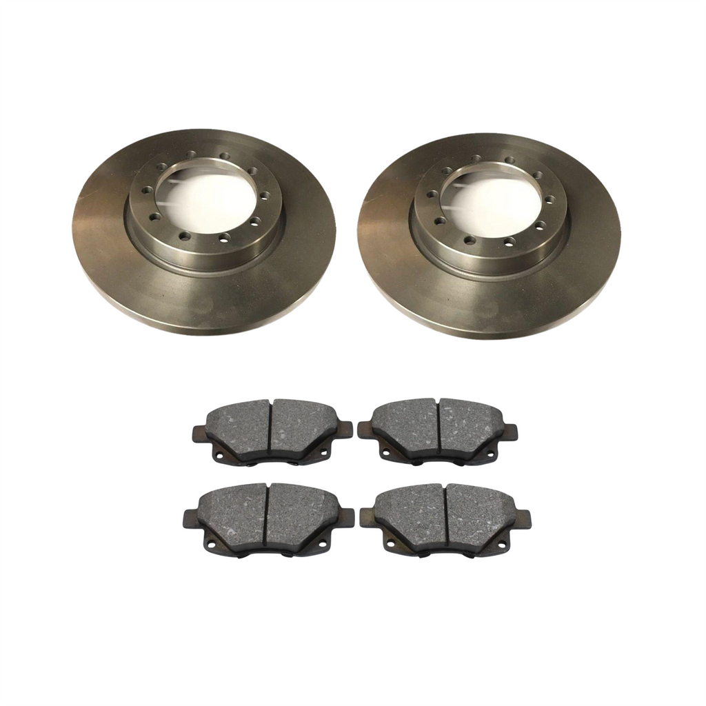 Rear Brake Discs Pads For Transit 2.3 Rwd Petrol Mk7 Tdci 2007 On 1488311