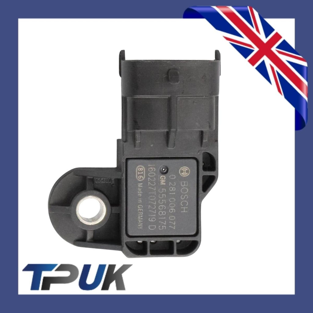 Map Manifold Pressure Sensor Vauxhall Astra Insignia 06 On Bosch 0281006077