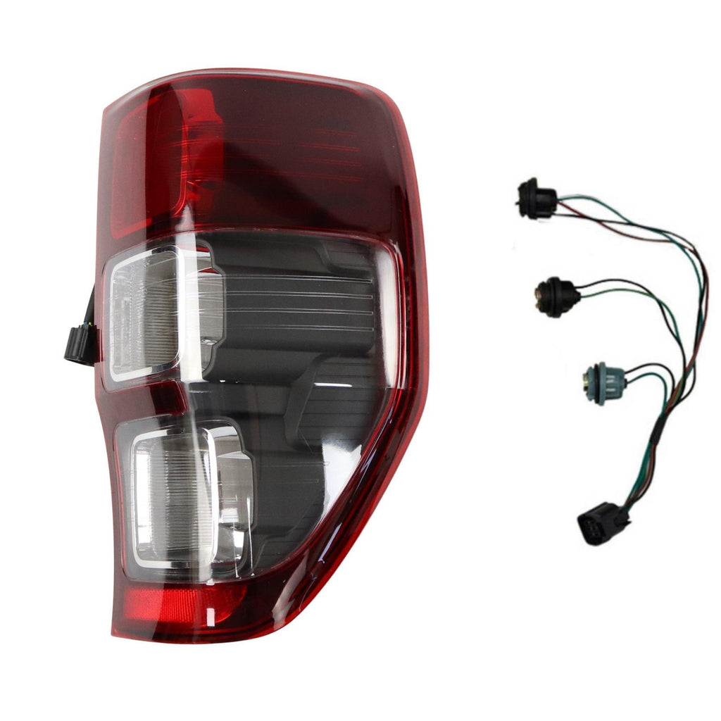 RIGHT BLACK REAR LIGHT LENS BULBS FOR FORD RANGER 2006-2019 OFF DRIVERS SIDE