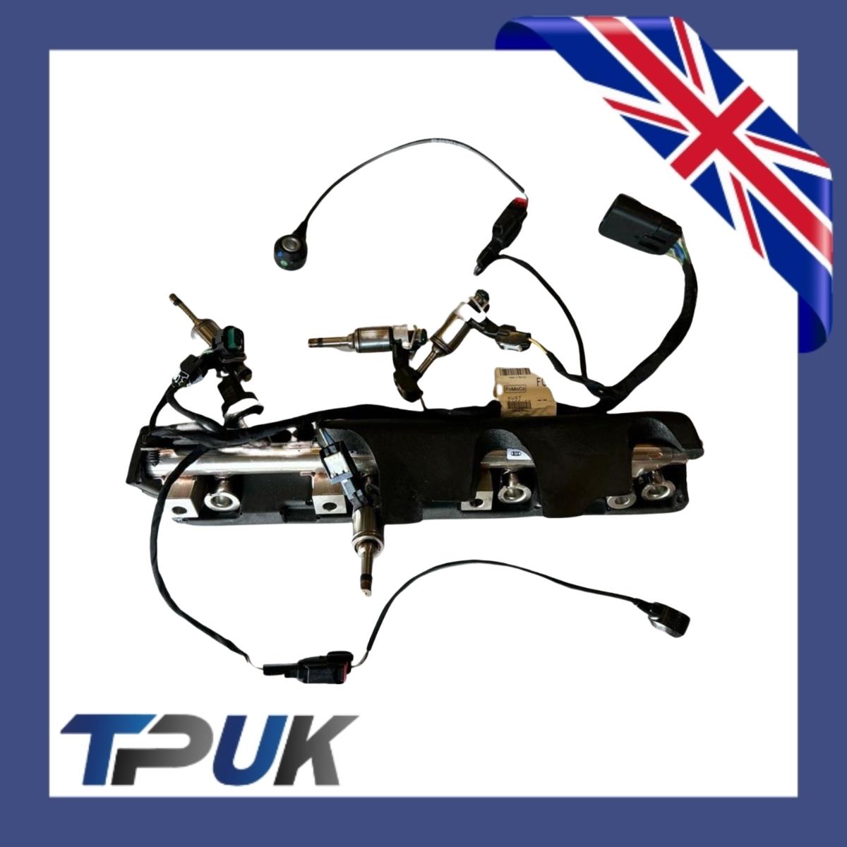 Fuel Injector Rail With Injectors Fits Ford Focus St 2.3 Petrol 2019 On K2Ge-9F797-Ba