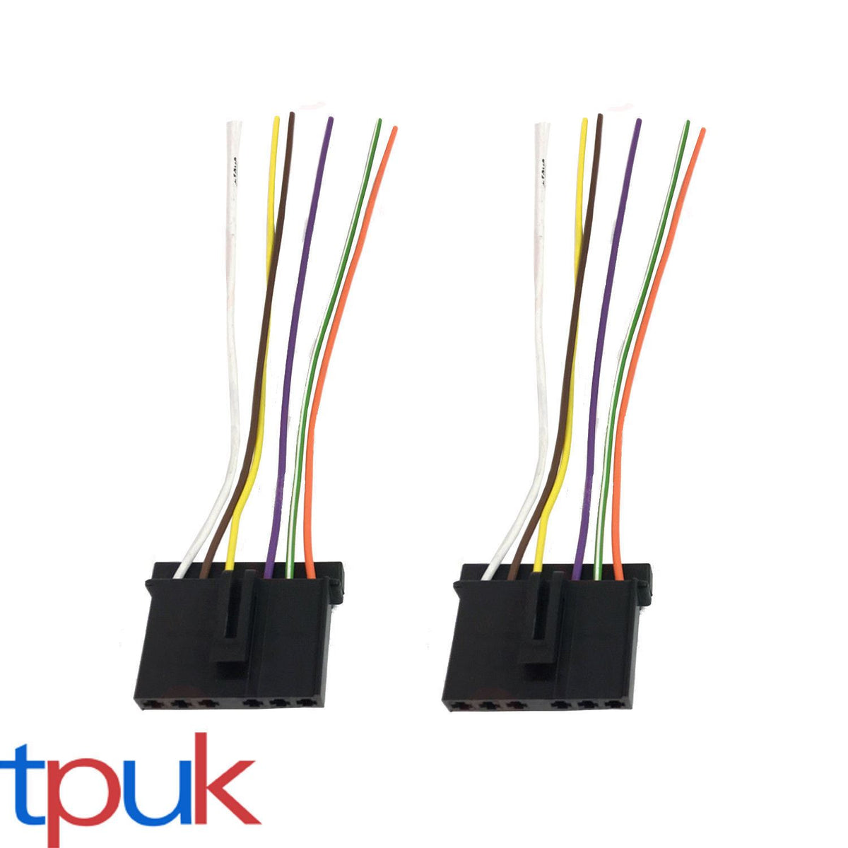 2 X Ford Transit Mk6 Mk7 Rear Light Bulb Holder Wire Loom Cable Connector Plug