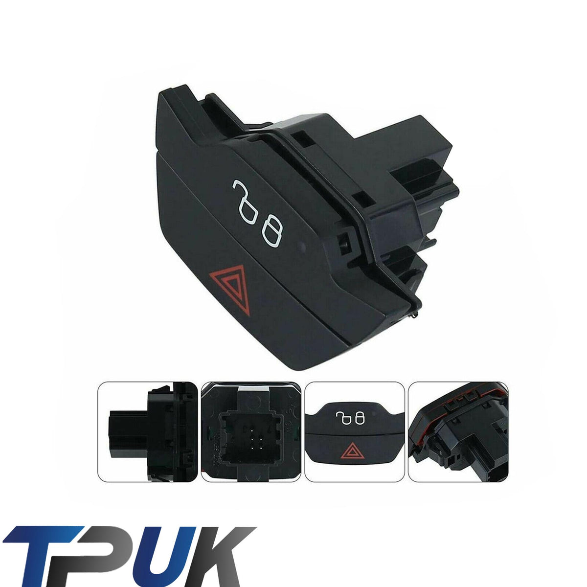 Hazard Warning Light Switch For Ford Fiesta Focus C-Max B-Max 2010-2019