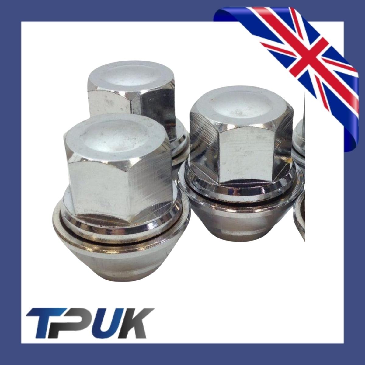 Wheel Nut Set Of 15 For Ford Transit Connect 1.5 1.6 2013 On Solid Chrome