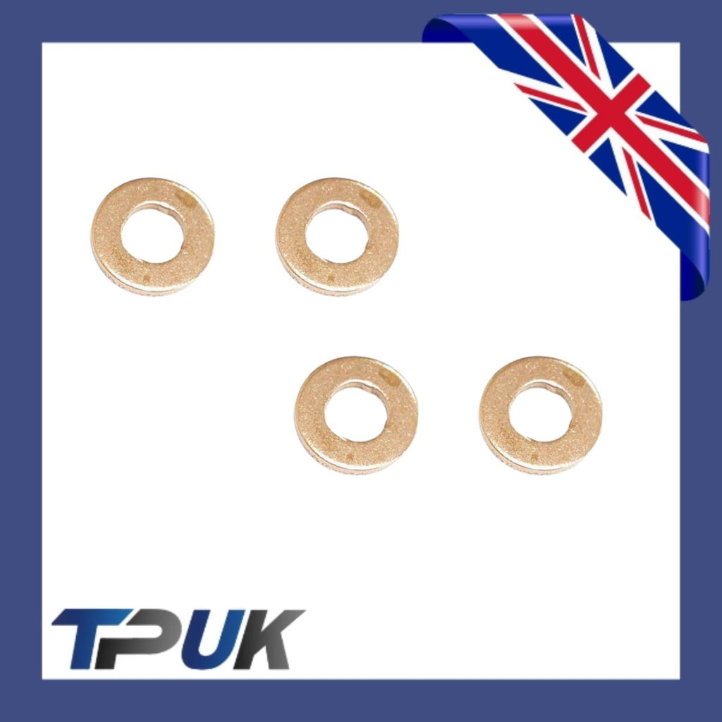 Focus Mondeo Peugeot 2.0 2.2 Hdi Fuel Injector Copper Washers Set Of 4
