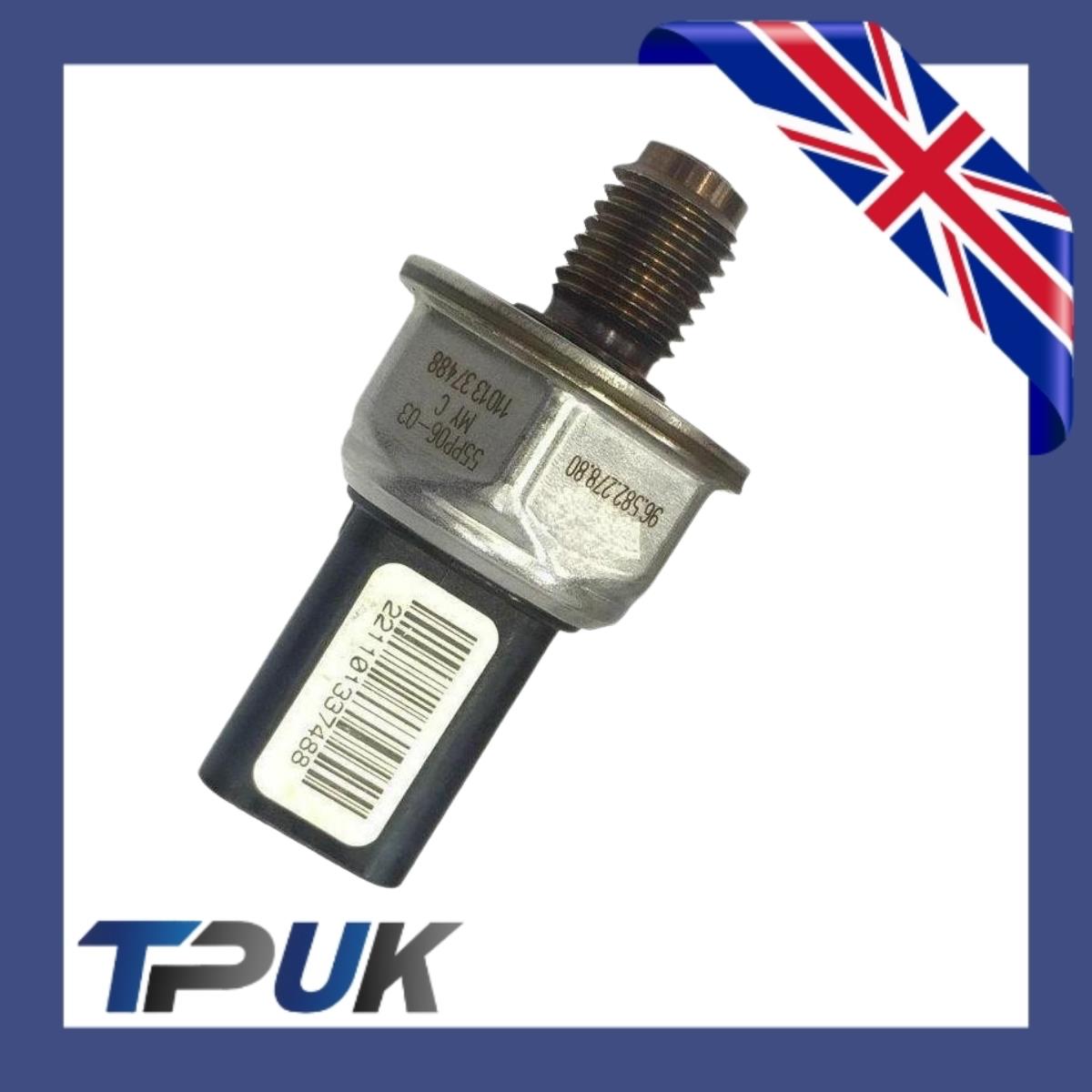 Citroen C2 C3 C4 Grand Picasso C5 Fuel Rail High Pressure Regulator Sensor 1.6