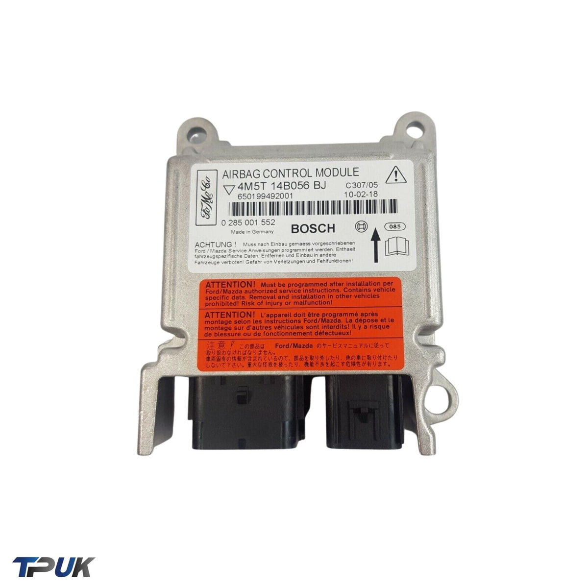 Airbag Control Module For Ford Focus Mk2 004-2008 4M5T-14B056-Bj - picture for reference