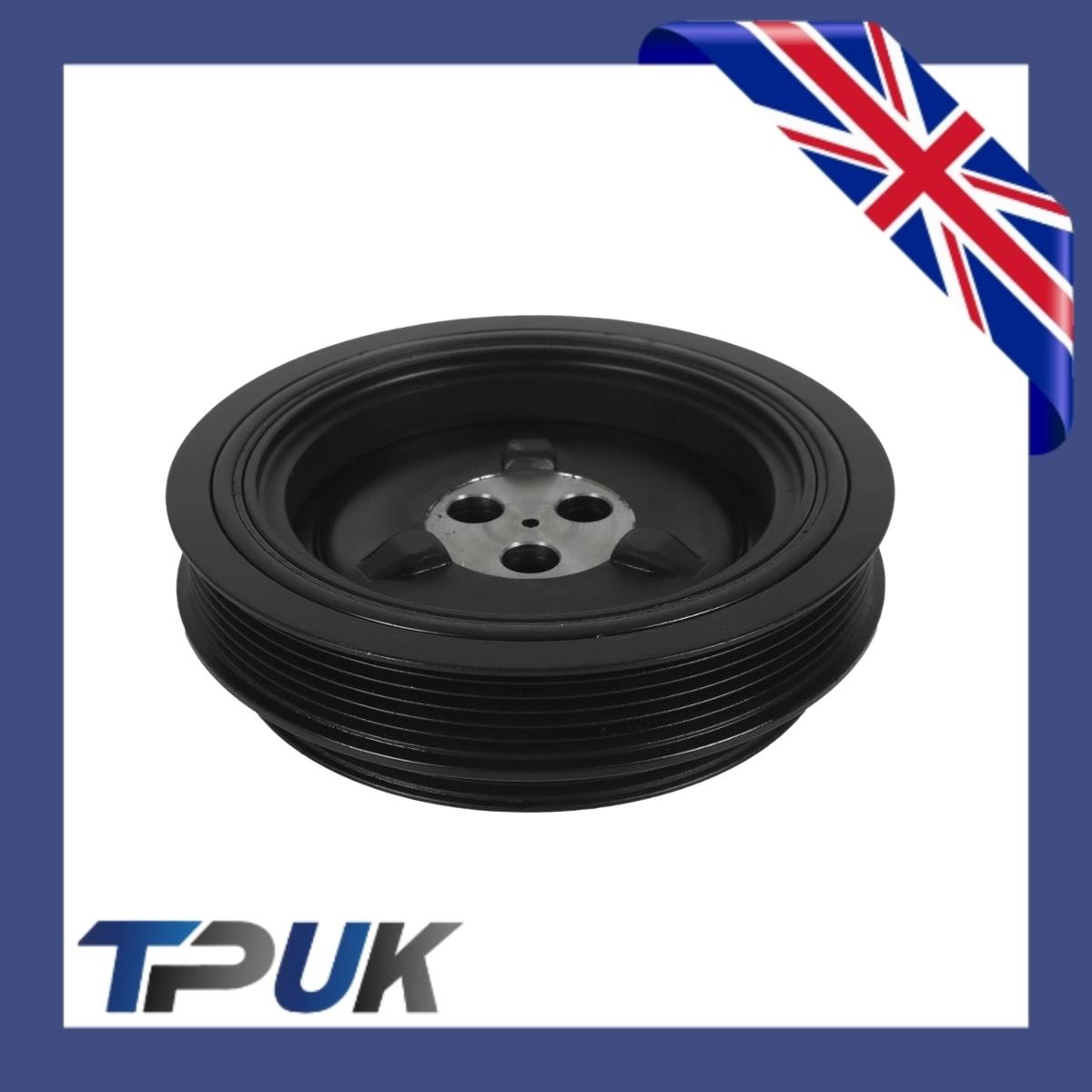 Ford Transit Crankshaft Pulley 2.2 Mk7 Mk8 Custom 2006 On Fwd Torsion Damper
