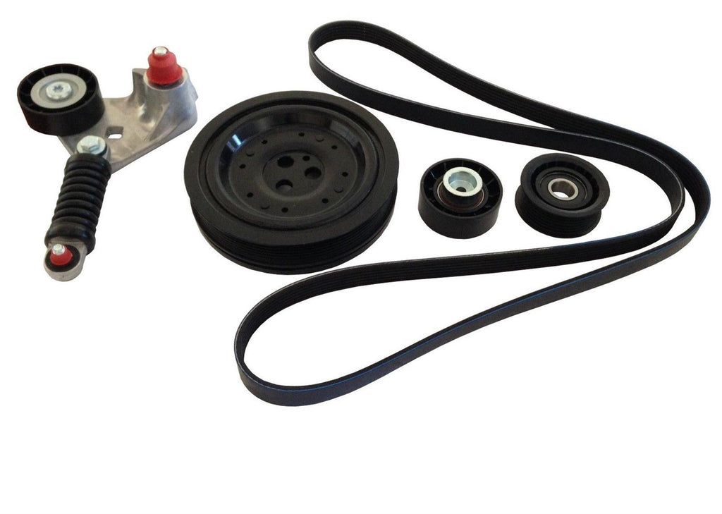 Ford Transit Mk6 Fan Belt Tensioner Kit Crankshaft Pulley 2.0 2.2 Tddi Tdci