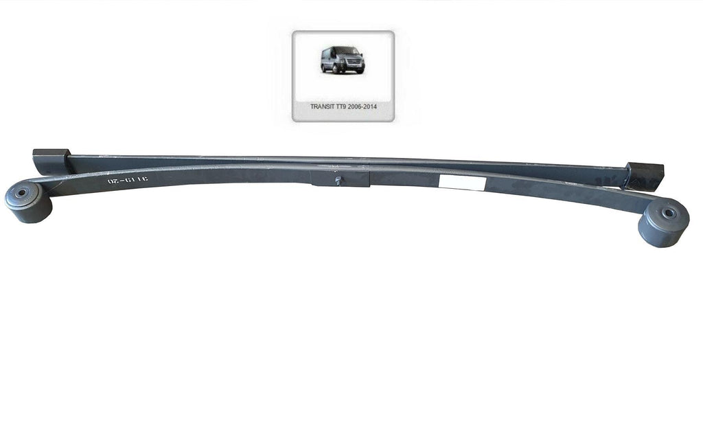 For Ford Transit 1 + 1 Leaf Spring 2.2 Fwd Mk7 60mm With Bushes Fitted