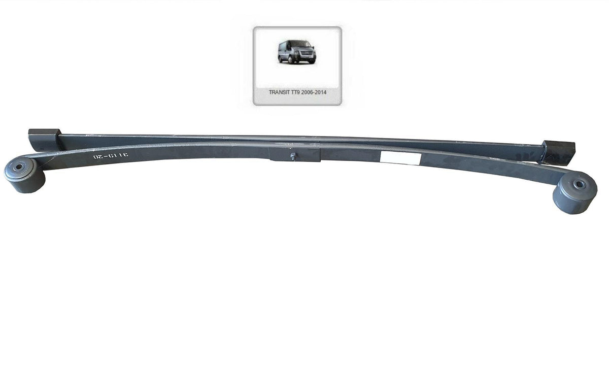 For Ford Transit 1 + 1 Leaf Spring 2.2 Fwd Mk7 60mm With Bushes Fitted