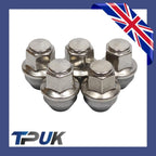 Ford Transit Mk8 Custom Set Of 5 Wheel Nuts Stainless Steel Cap 2012 On M14X1.5