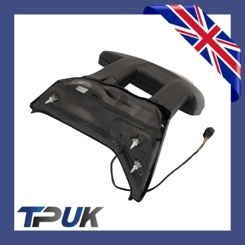 Ford Transit Mk8 Left Side Long Arm Door Mirror + Light Clear 2014 On Passenger