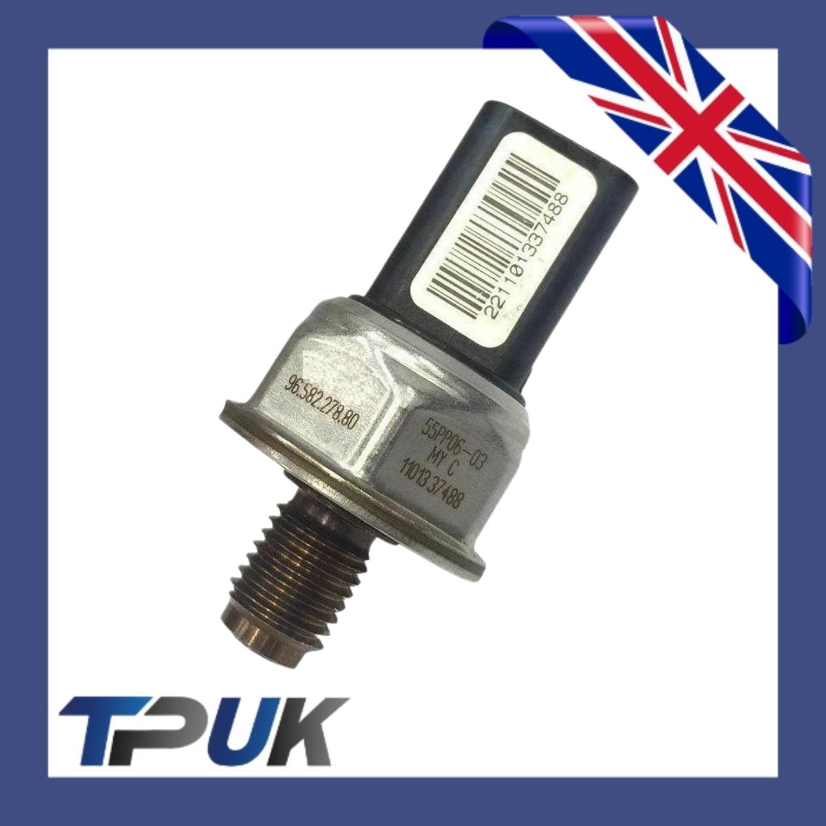 Ford Focus Mk2 Fiesta Mk5 Fuel Rail High Pressure Sensor 1.4 1.6 Tdci