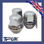 Wheel Nut Set Of 5 For Ford Transit Courier 1.0 1.5 1.6 2014-2023 Solid Chrome