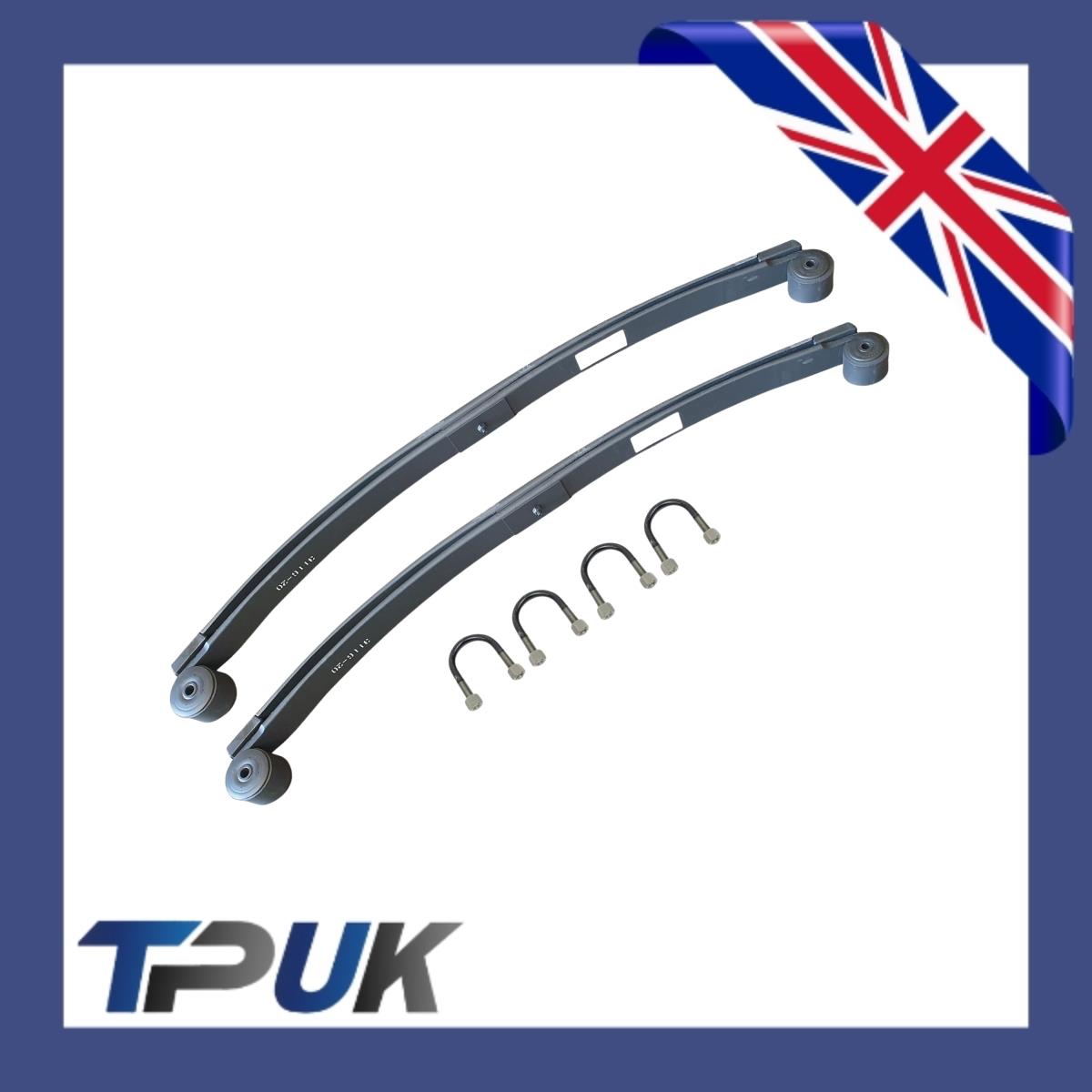 Ford Transit Leaf Springs Double (2) MK8 2.2 Rwd 2.2 FWD 330/350 75MM & U Bolts
