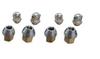 Wheel Nuts Set M12 X 1.5Mm 19Mm Hex Head Per 8 Solid Capped Type 60 Degree
