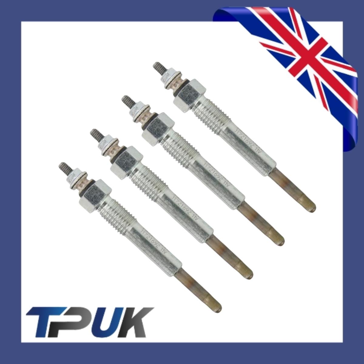 Glow Plugs For Isuzu Gemini Trooper I 1.5 3.1 1988-1998 Per 4 95508508 97044037
