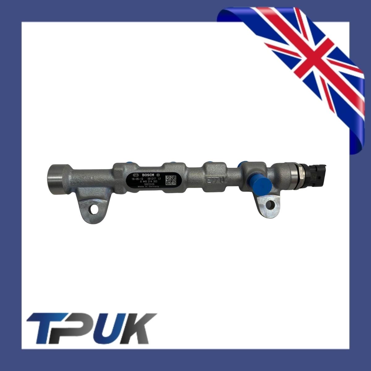 Fuel Injector Rail With Sensor For Alfa Romeo Giulietta Fiat Doblo 08 On Genuine