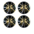 Alloy Wheels 16" For Ford Transit Custom 10 Spoke Black+Silver 2012 On Set Of 4 Oe