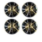 Alloy Wheels 16" For Ford Transit Custom 10 Spoke Black+Silver 2012 On Set Of 4 Oe