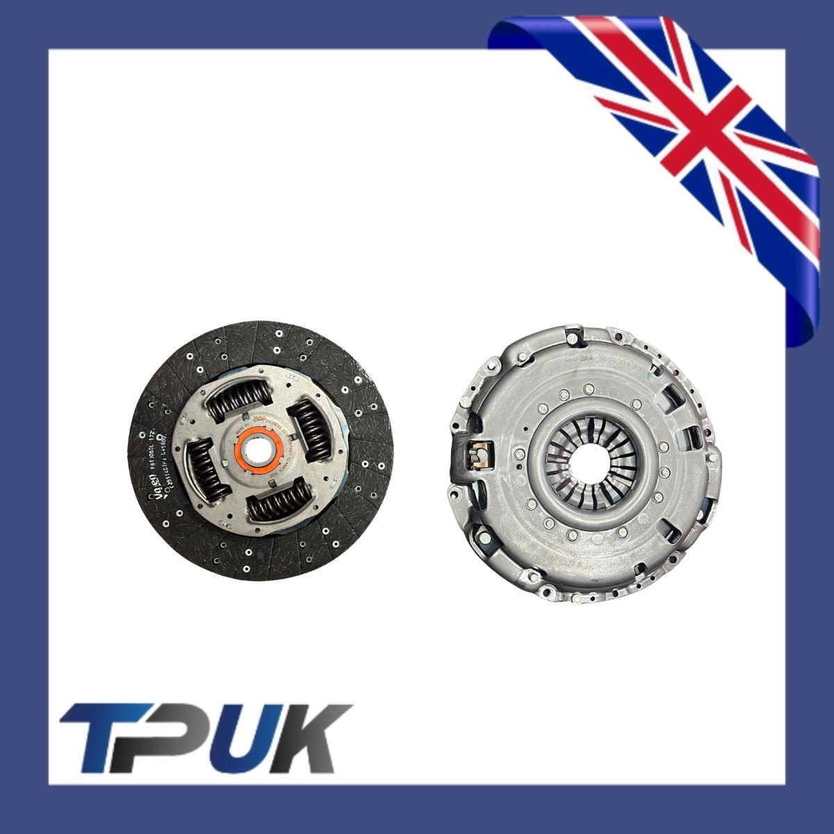 2 Piece Valeo Clutch Kit For Ford Transit Mk8 2.0 Rwd 2016 on For Solid Flywheel