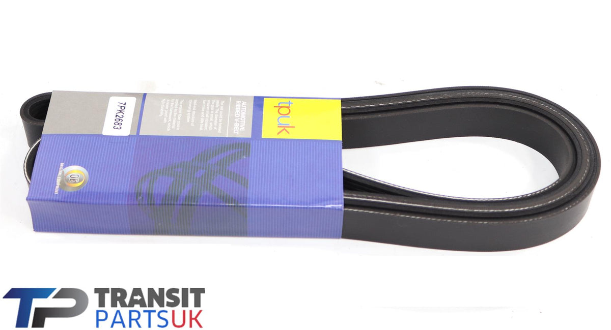 Ford Transit Mk7 Fan Drive Belt 2.4 Rwd Without Air Con 2006 - 2014 7Pk2683