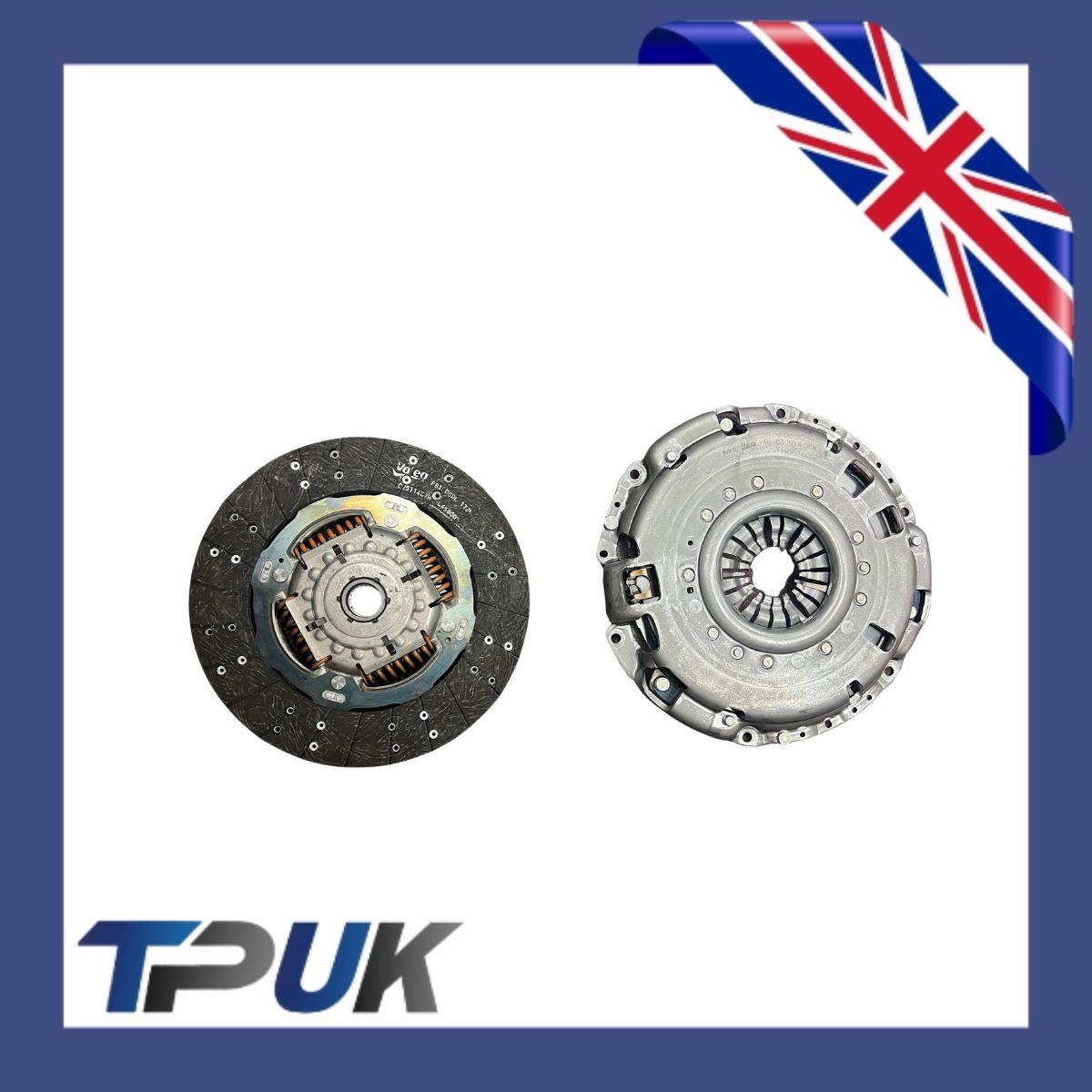 2 Piece Valeo Clutch Kit For Ford Transit Mk8 2.0 Rwd 2016 on For Solid Flywheel