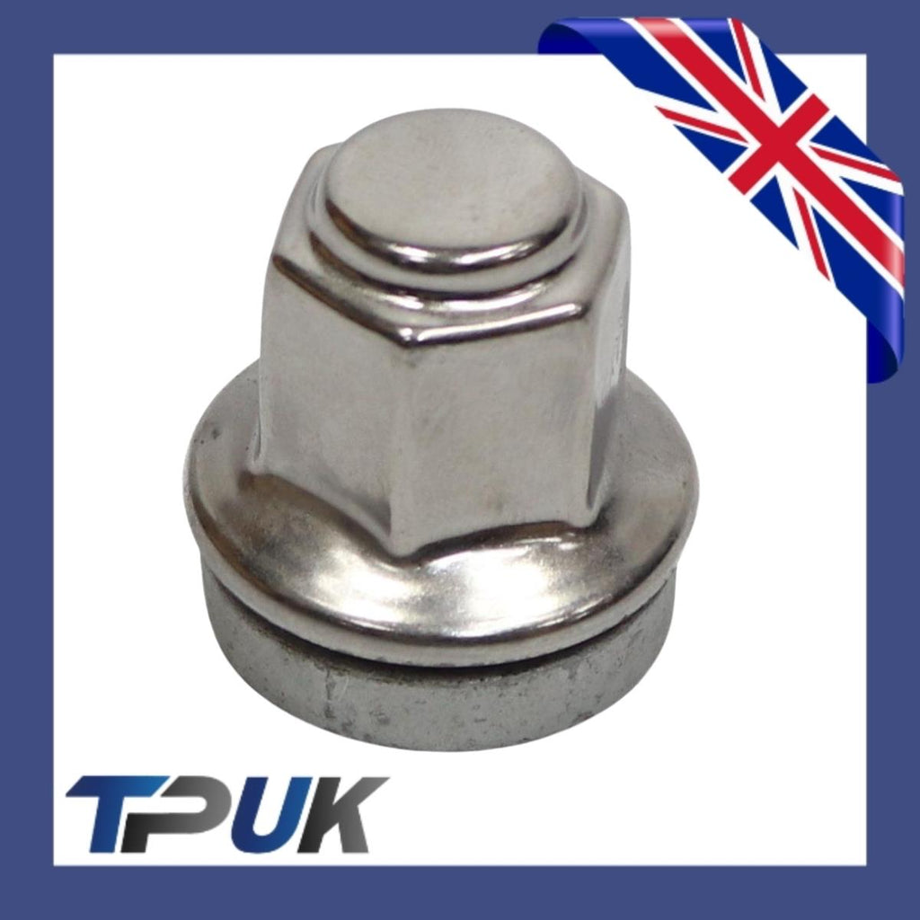 Ford Transit Wheel Nut Set 10 Stainless Steel Capped O.E M14X2 Mk6 Mk7 2000-2014