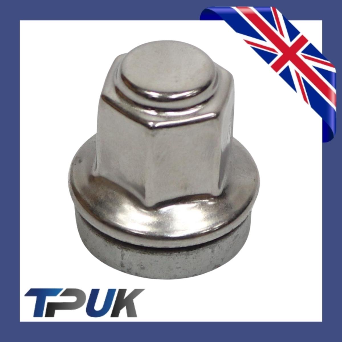 Ford Transit Wheel Nut Set 10 Stainless Steel Capped O.E M14X2 Mk6 Mk7 2000-2014