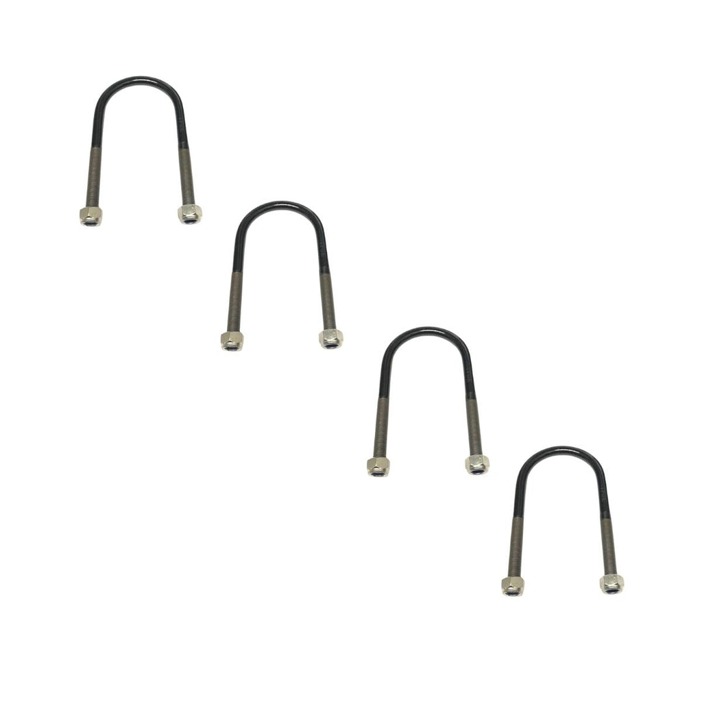 4 X Transit Leaf Spring U Bolt Mk7 Mk8  3 4 5 Leaf Spring 75Mm Set & Lock Nuts