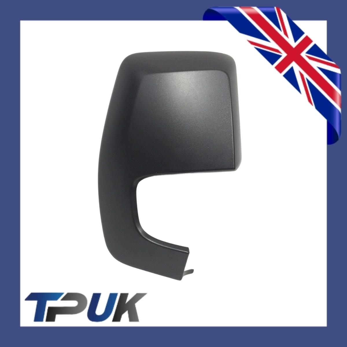 Ford Transit Custom 270 Limited Right Wing Mirror Glass Cover Black 2012 On